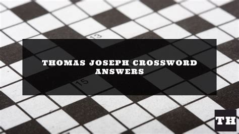 thomas joseph crossword book|thomas joseph crossword amazon.